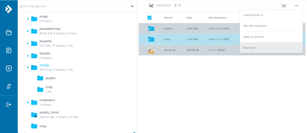 hapus file