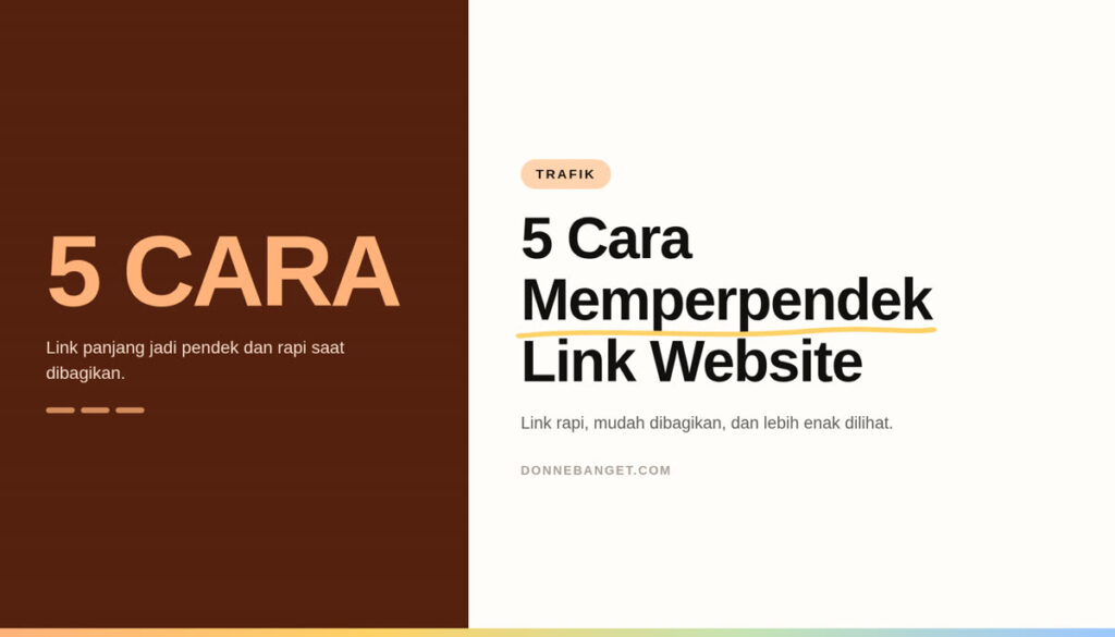 Thumbnail artikel: 5 Cara Memperpendek Link Website