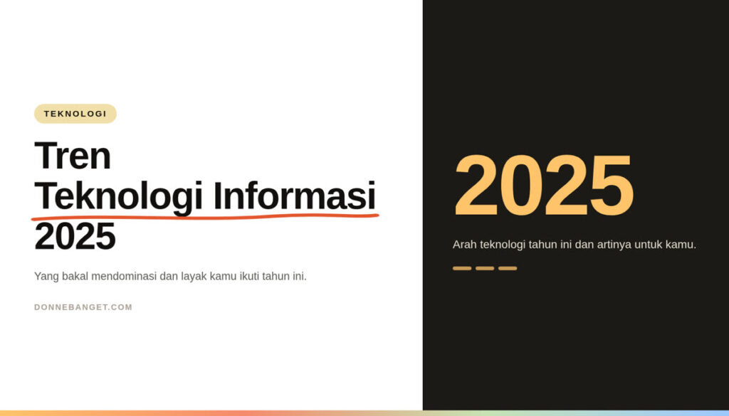 Thumbnail artikel: Tren Teknologi Informasi 2025