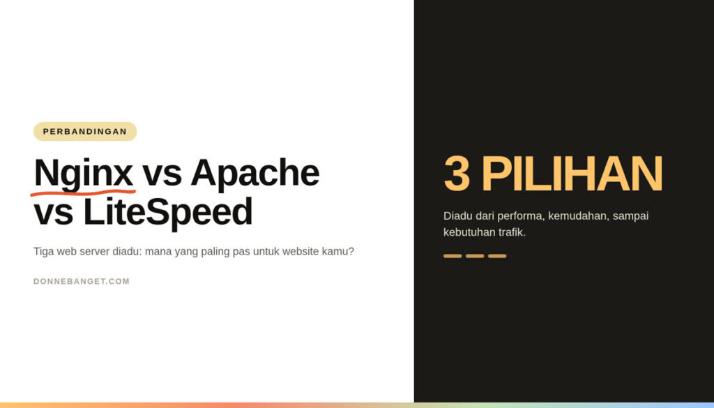 Thumbnail artikel: Nginx vs Apache vs LiteSpeed